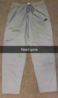 NIKE Tech Essentials Lined Commuter Pants DQ4343-016 MEN S size LARGE DEFECTED