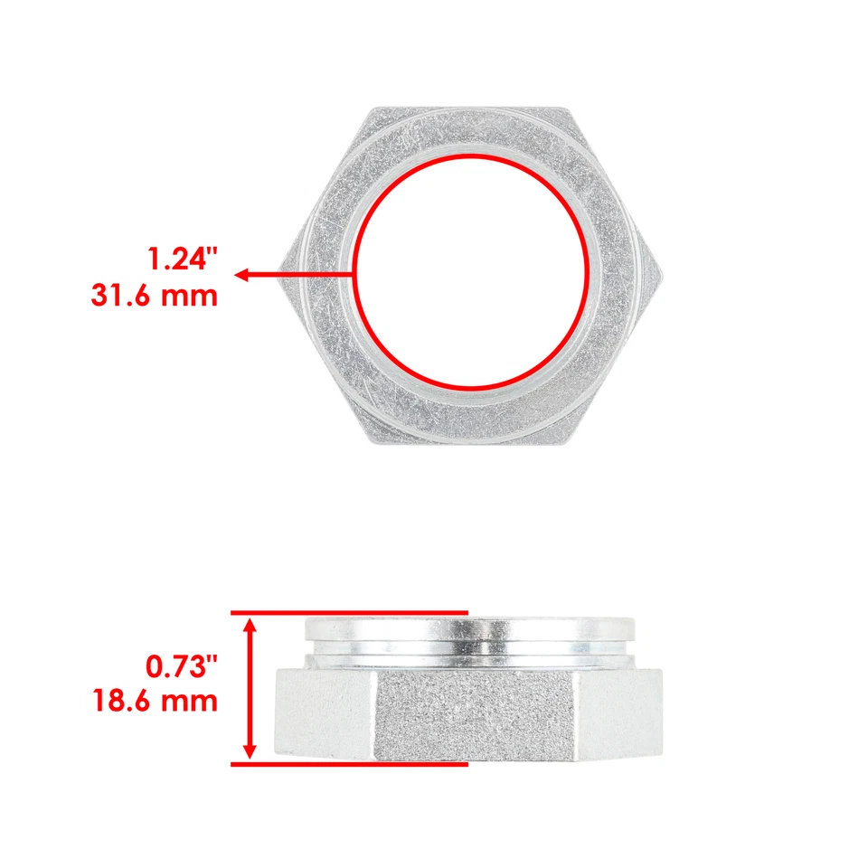 Tuerca del eje trasero para Polaris Trail Blazer 250 2002-2004 / Trail Blazer 400 2003 Foto 2 de 4
