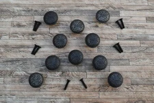 10P Vtg Cast Iron Eastlake Flower Drawer Cabinet Door Pulls Knob Handle Farm Dec