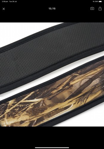 Neoprene, Gun Rifle Shotgun Sling, Strap, metal Swivels 3 Colours NO CAMO LEFT - Picture 9 of 9