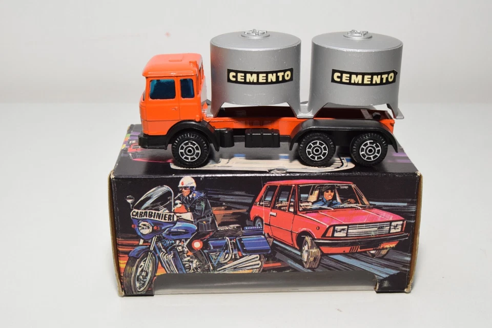 B50 1:60 ?? MERCURY 101 FIAT 697 CEMENT TRUCK ORANGE GREY MIB - Image 2 of 4