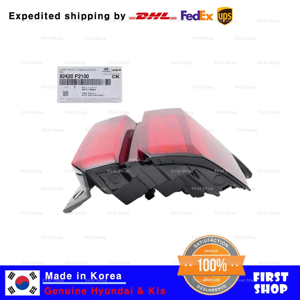 ПОДЛИННЫЙ OEM задний комбинированный наружный фонарь правый RH 92420P2100 для Kia Sorento - Изображение 2 из 3