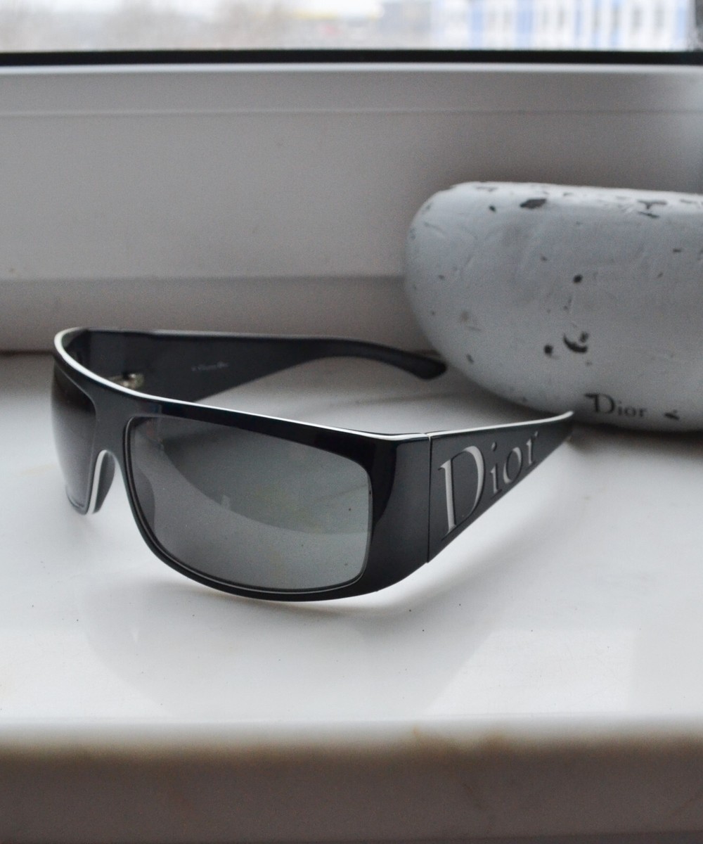 小物 Dior Vintage Oval Sunglasses CD Logo Vintage CHRISTIAN DIOR Sunglasses Logo CD Glasses Black