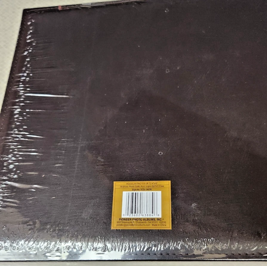 Pioneer 12x12 In. Travel Brown Photo Album Multi-Picture Pages New 240 pics 2016 - Image 2 of 2