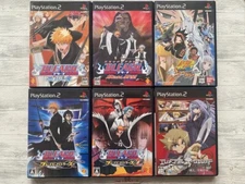 SONY PS2 Bleach Blade Battlers & Tamashii & Yabou & Shaman King Elemental Gelade