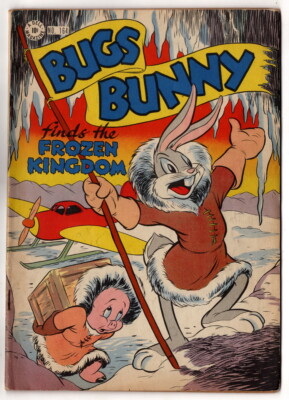 Four Color # 164, ''BUGS BUNNY Finds the Frozen Kingdom, Dell,1947 BETTER GRADE