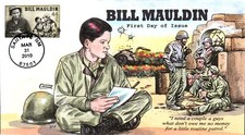 #4445 Bill Mauldin Collins FDC (00520104445002)