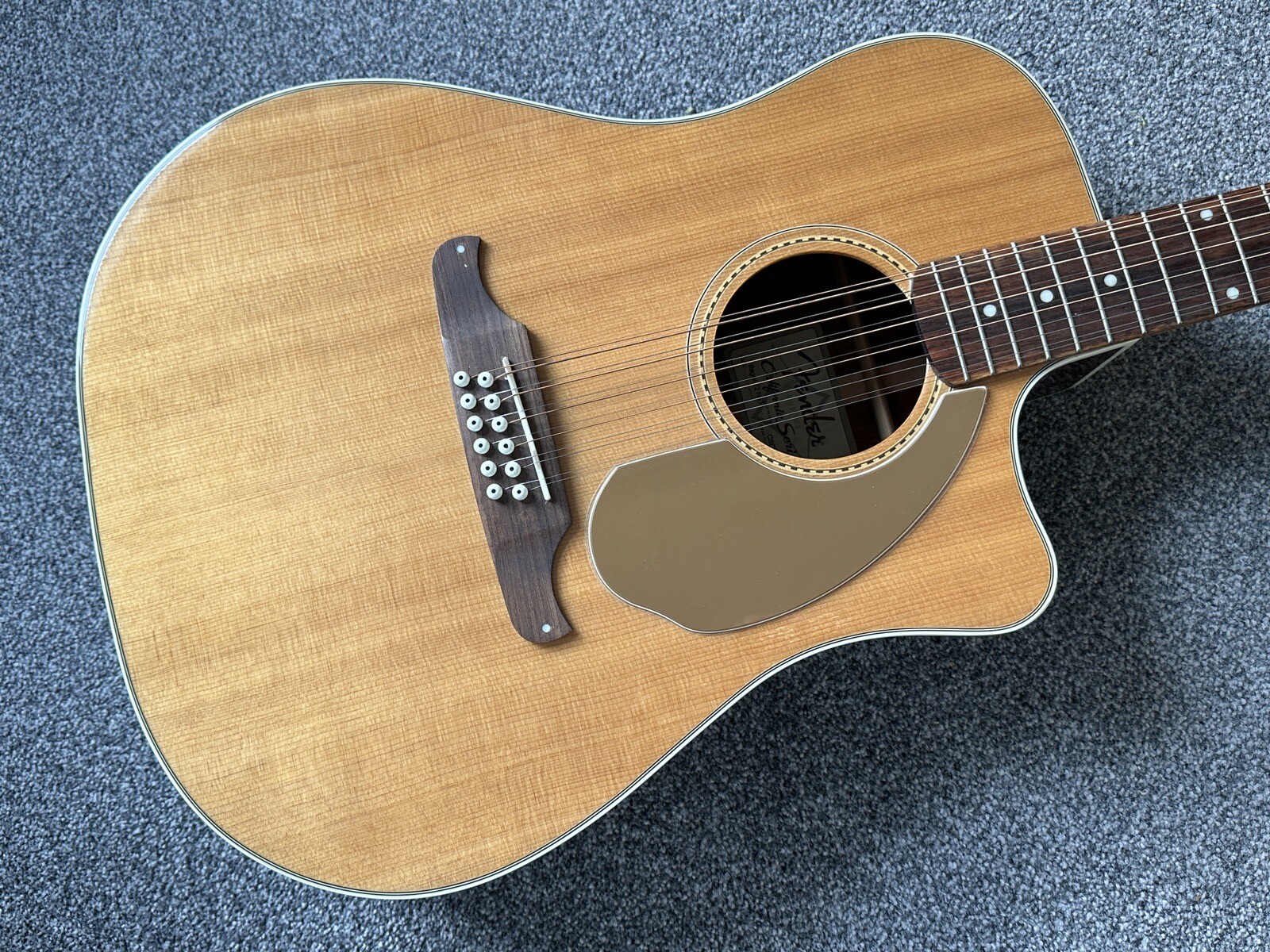 Fender California Series Villager 12 NAT string electro acoustic guitar TUNER eBay