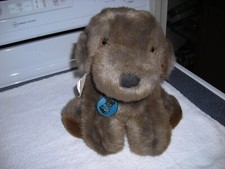 Dakin Stuffed Dog Brown Tones - Vintage - NWT