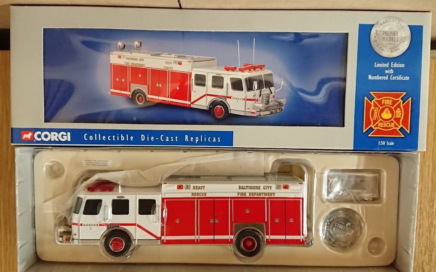 Corgi 52206 E-One Rescue Baltimore Ltd Edition No. 0001 of 4000 Corgi 52206 E-One Rescue Baltimore Ltd Edition No. 0001 of 4000