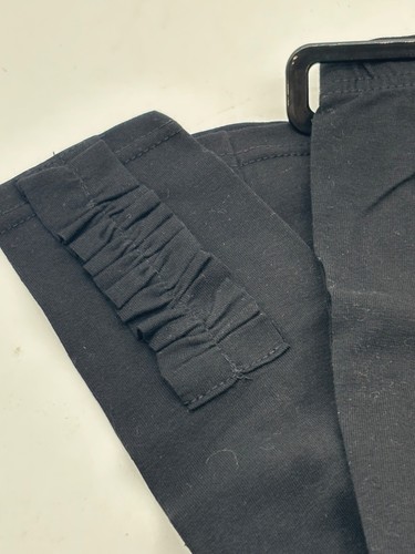 So Jenni by Jennifer More Girl's Leggings With Ruffle Detail, Black, XS (4-6) - Picture 4 of 8