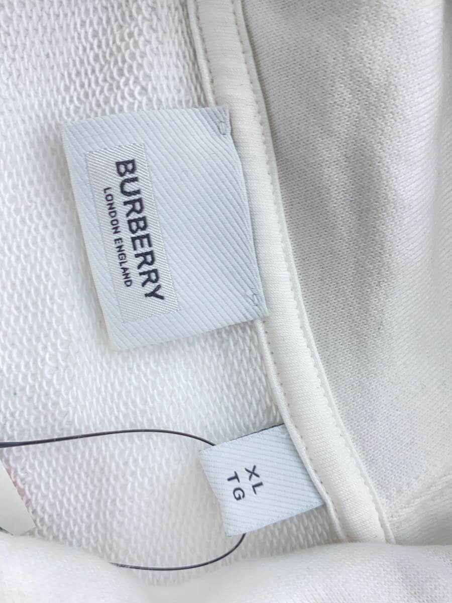 BURBERRY Hoodie Embroidered EKD Cotton XL White 8072753 3D BURBERRY Hoodie Embroidered EKD Cotton XL White 8072753 3D