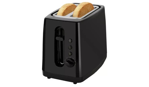 Deco 2-Slice Toaster with Wide Slots 7 Browning Levels 900 W, Black - Picture 6 of 6