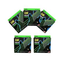 DR Guitar Strings Electric 5 Sets Neon Green ...
