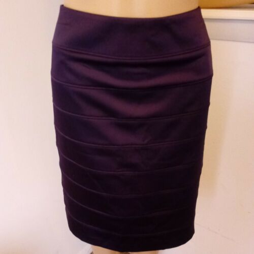 APT 9 Back Zipper Purple Horizontal Layer Pencil Skirt Size 8 - 第 2/3 張圖片