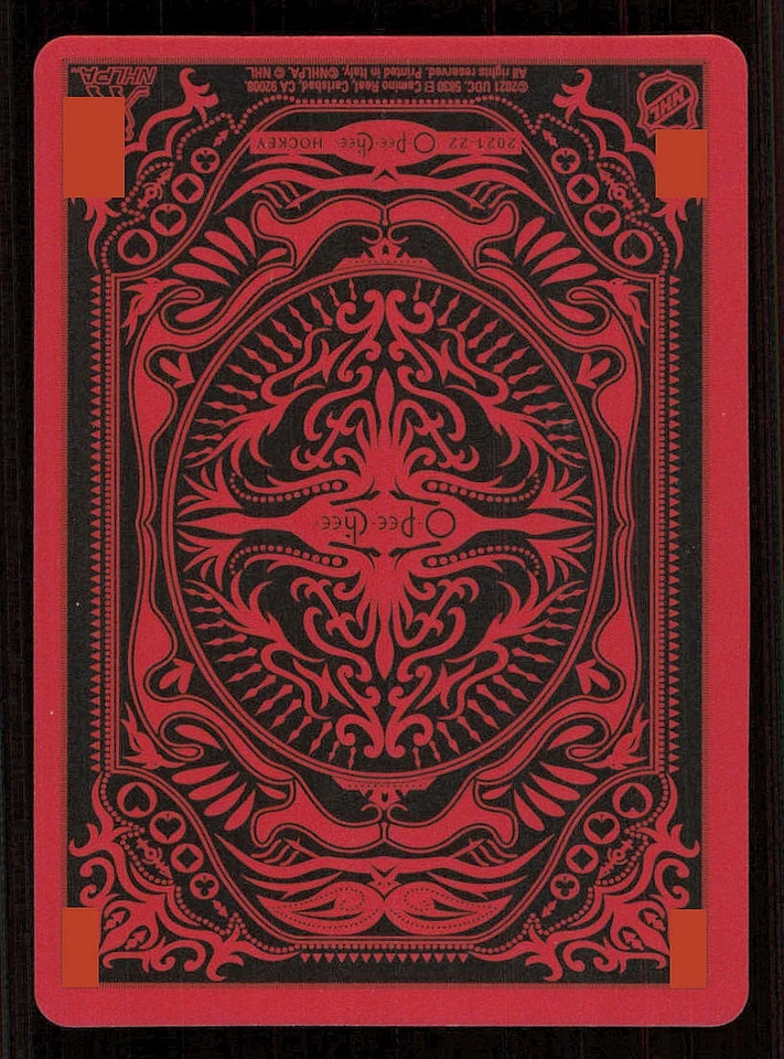2021-22 O-Pee-Chee Playing Cards #7CLUBS Matthew Tkachuk - Image 2 of 2