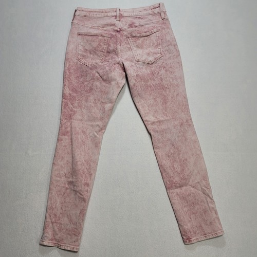Universal Thread Womens Jeans Size 6/28 R Pink High Rise Skinny Denim Acid Wash - Picture 9 of 17