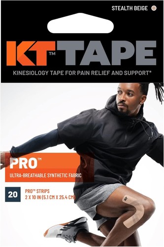 Pro Sports Tape Synthetic Kinesiology Athletic Tape Precut 20 Count - Picture 8 of 8