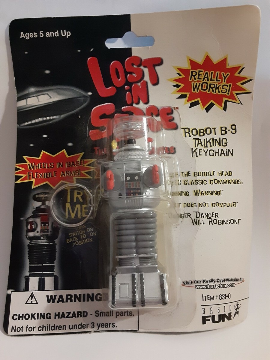 NEW 1966-1985 MASUDAYA WIND-UP TOY YM-3 & LOST IN SPACE B-9
