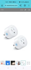 Teckin Smart Plug Compatible with SmartThings, Alexa Google Assistant for Voice