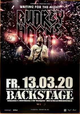 AUDREY HORNE 2020 MÜNCHEN - orig. Konzert Plakat - Concert Poster - A1 xx