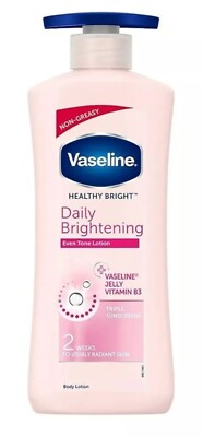 Vaseline Healthy Bright Daily Brightening Even Tone Lotion (VITAMIN B3), 600 ml