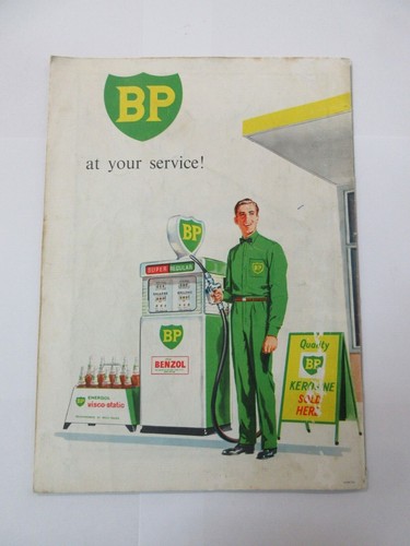 1963 BP ROAD MAP OF VICTORIA / AT YOUR SERVICE - Picture 7 of 7