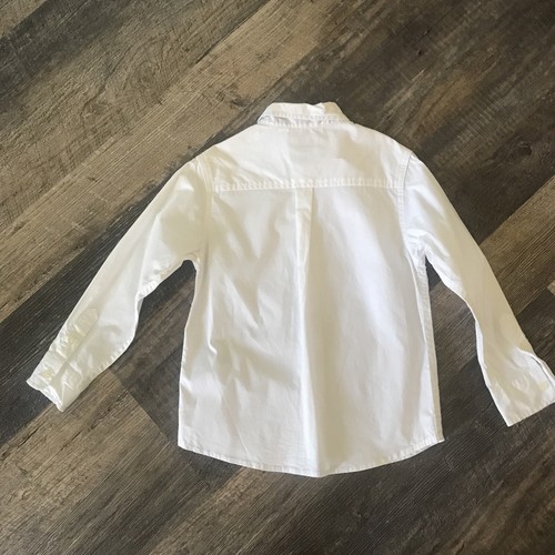BOYS SHIRT SIZE 6 BY CHAPS WHITE BUTTON UP - Picture 5 of 5