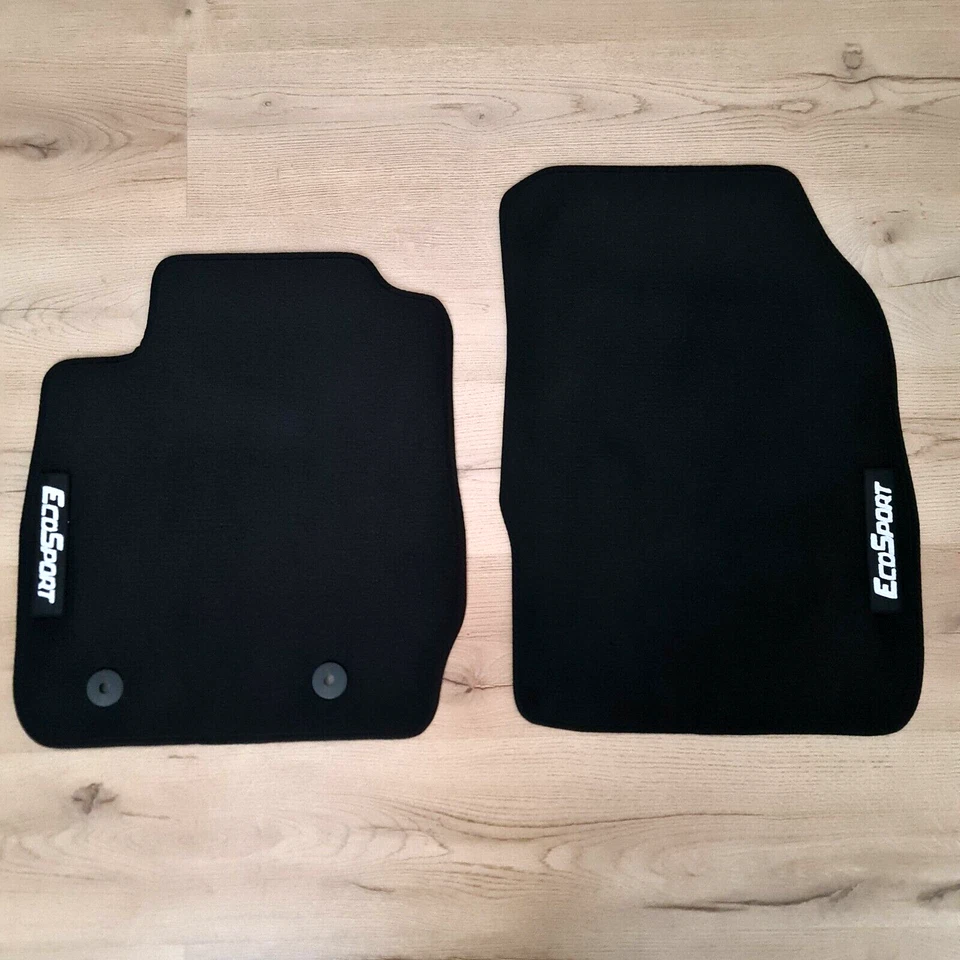 Alfombrillas de coche para Ford EcoSport terciopelo impermeables alfombras negras forros automáticos Foto 3 de 4