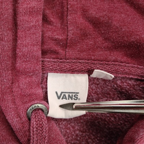 Vans Sweater Boys Small Red Maroon Pullover Comfort Outdoors Skating Teens - Picture 8 of 8