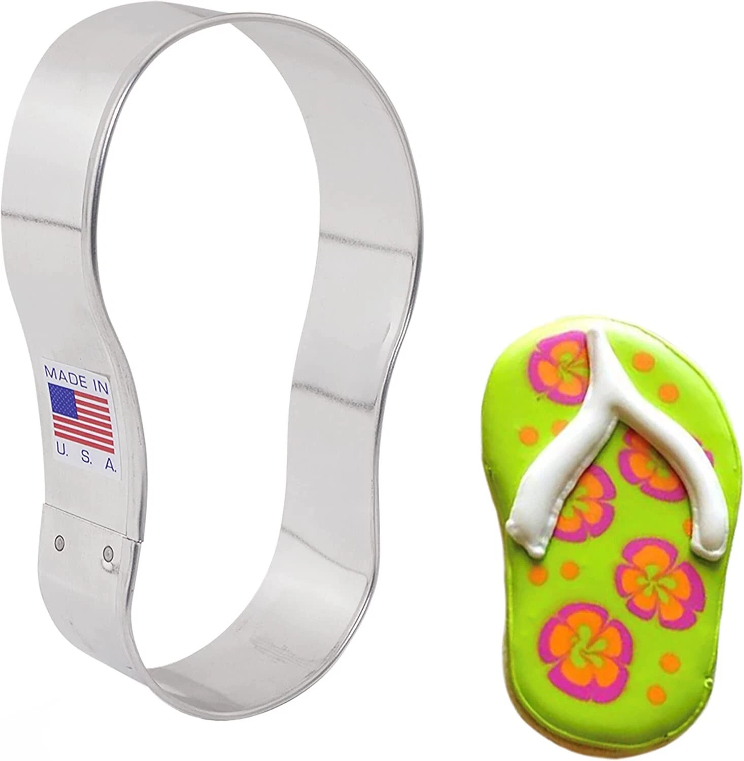 CLARKS FLIP FLOP Tagliabiscotti in metallo 4 1 8 pollici di Ann Clark