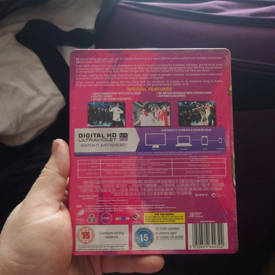 Kung Fu Hustle Limited Edition Steelbook Bluray UK - Anthony Petrie Artwork - Image 2 of 4