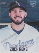 2021 Oklahoma City Dodgers Zach Reks RC Rookie Los Angeles