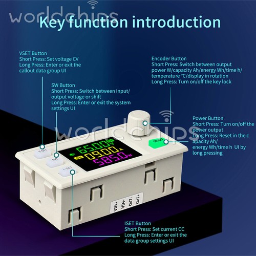 XY7025 CNC DC Adjustable Buck Power Supply Module Voltage Regulator 25A/1750W - Picture 18 of 26