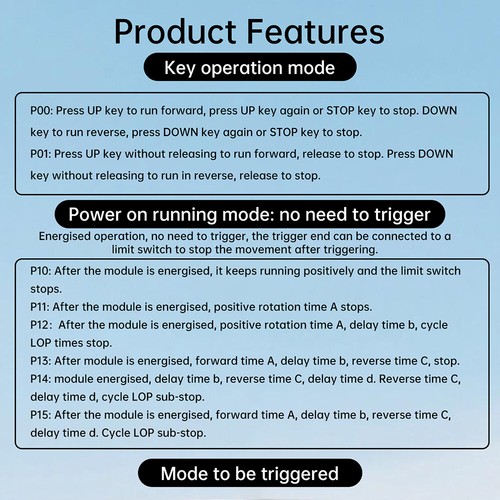 Motor Controller Forward Reverse High Current Control Board DC 5V/12V/24V - Picture 8 of 15