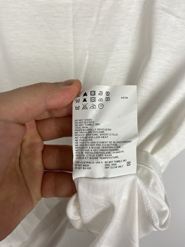 Jil Sander Women's White Crew Neck T-Shirt Sz M - Picture 13 of 19
