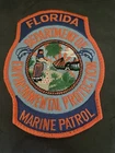 Florida Department of environmental protection Marine Patrol Patch - 3 USED~K