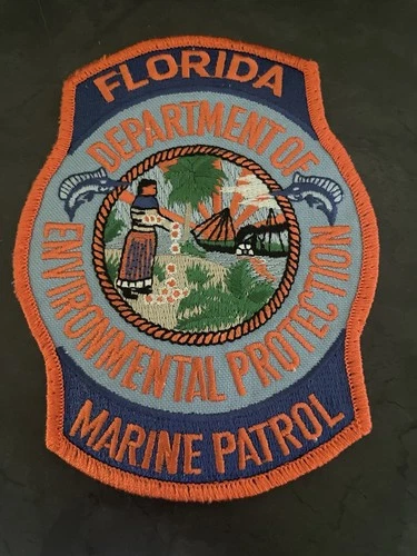 Florida Department of environmental protection Marine Patrol Patch ~new ~H