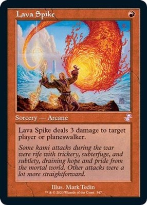 Lava Spike [Time Spiral: Remastered] NM - Magic