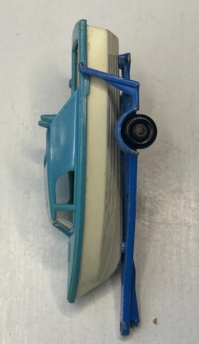 Lesney Matchbox Series 9 Boat & Trailer Blue/White Vintage 1966 Diecast/Plastic - Picture 14 of 21