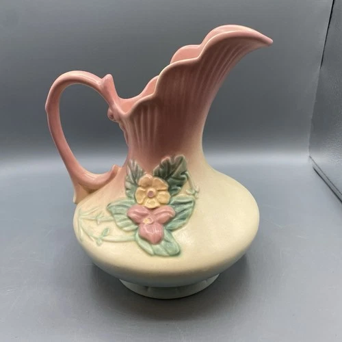 Hull Art Pottery Wildflower Pattern 9" Pitcher 1940's