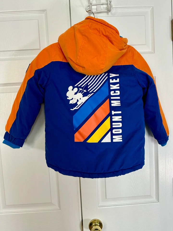 Disney Mt. Mickey Puffer Winter Coat Boys Size 5/6 - Image 3 of 4