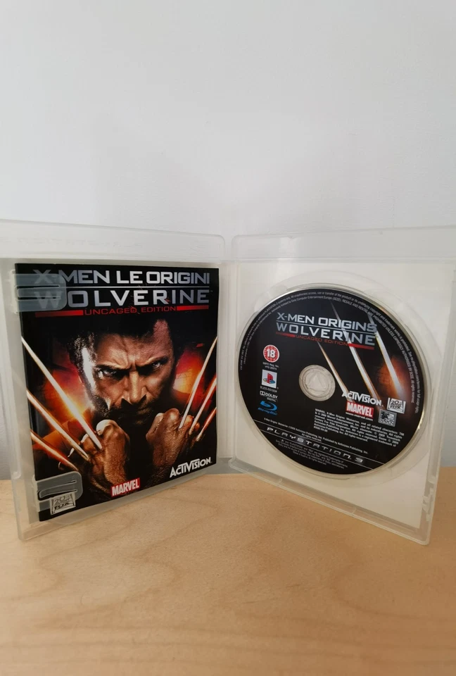 X-Men Origins Wolverine Uncaged Edition PS3 Sony PlayStation 3 - ITALIANO - NM - Immagine 2 di 4