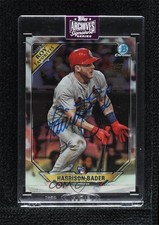 2025 Topps Archives Signature Series Buyback Auto /90 Harrison Bader
