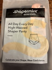 Shapermint Essentials All Day Every Day High-Waisted Shaper Panty, XLXXL, Black