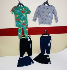 Garanimals Boys 18M Clothing Lot 6 Pc PJ Dinosaurs,Shorts Pants Sweatshirt NEW