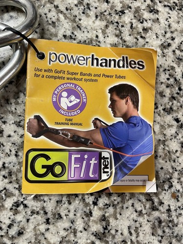 GoFit Pro Set of Gym Cable Machine Workout Single Arm Handles - Picture 5 of 7