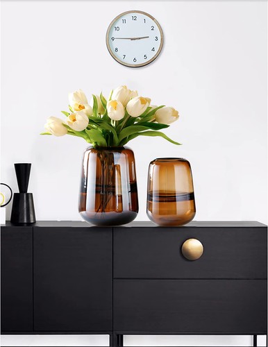 Modern Minimalist vase, Crystal Glass vase, vase, Flower vase, Dried Flower v... - Picture 5 of 5