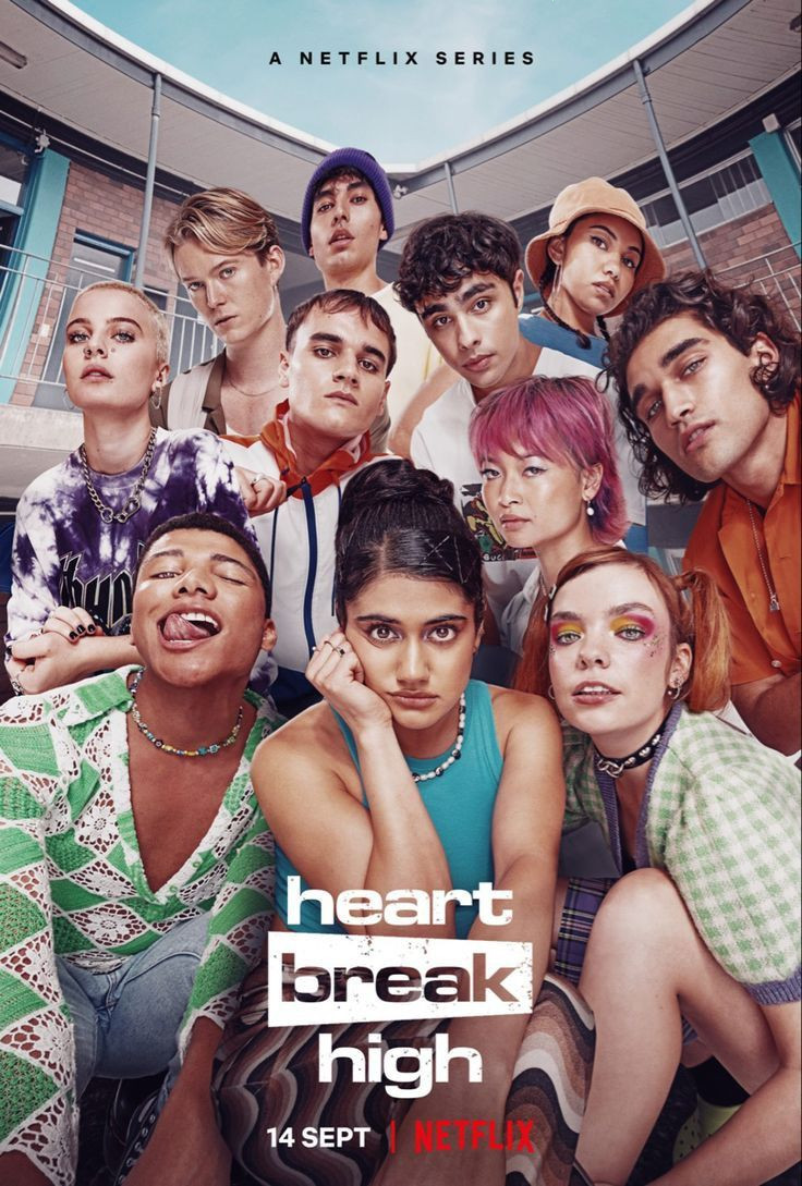 Heartbreak High Netflix Series Poster – Premieres September 14