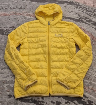 Emporio Armani EA7 Lightweight Padded Jacket Yellow Size XS 